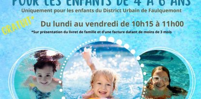 Programme des vacances à la piscine de Faulquemont