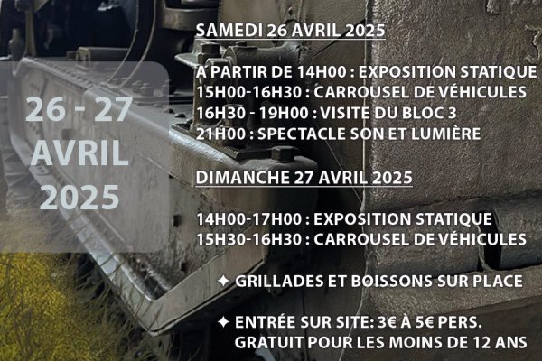 Rassemblement exceptionnel de véhicules militaires