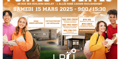 Portes ouvertes du LPI (Lycée Professionnel Interentreprises)