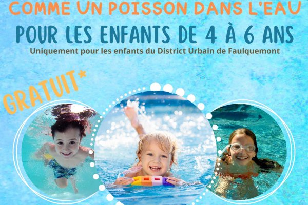 Stage d'été à la piscine districale de Faulquemont